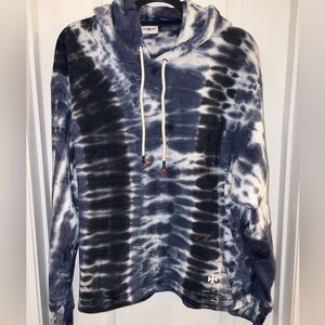 Tory Burch Tie-Dye Hoodie Sweater